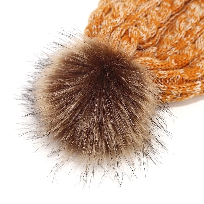 Kid's Basic Minimalist Solid Color Wool Cap