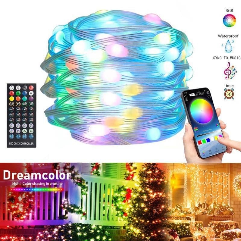 2024 New Phantom Light Strings RGB Light Strings Bluetooth APP Control