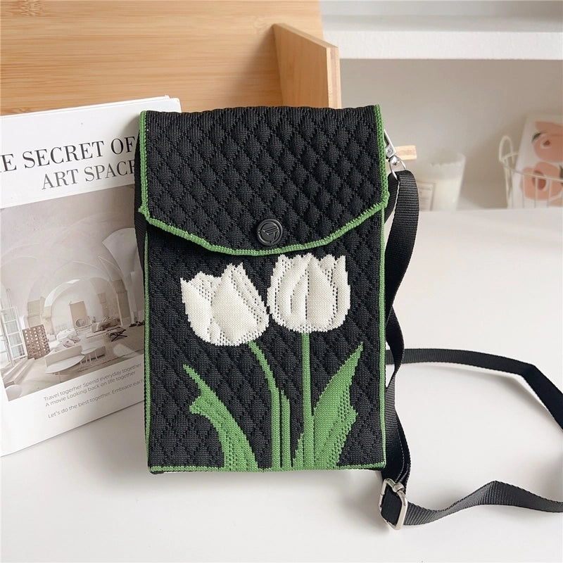 Women's Mini Spring&summer Knit Vacation Shoulder Bag