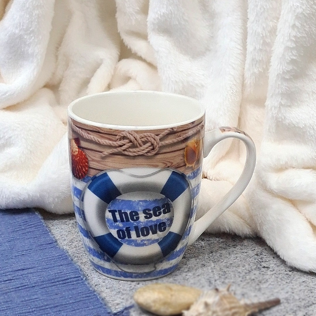 The Sea of Love Porcelain Mugs