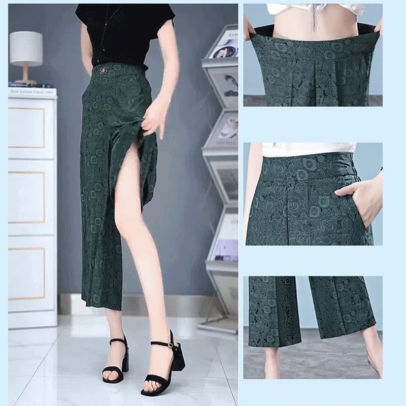 💝Women's Casual Breathable High Waist Wide Leg Pants✨