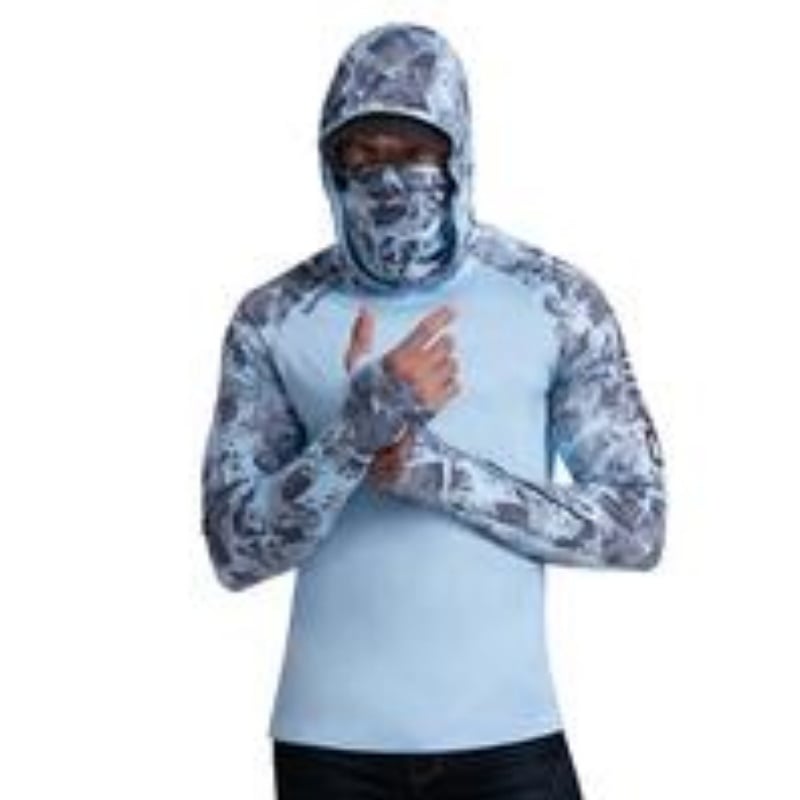 UPF 100+ Sun Protection Hoodie Shirts with UV Detection