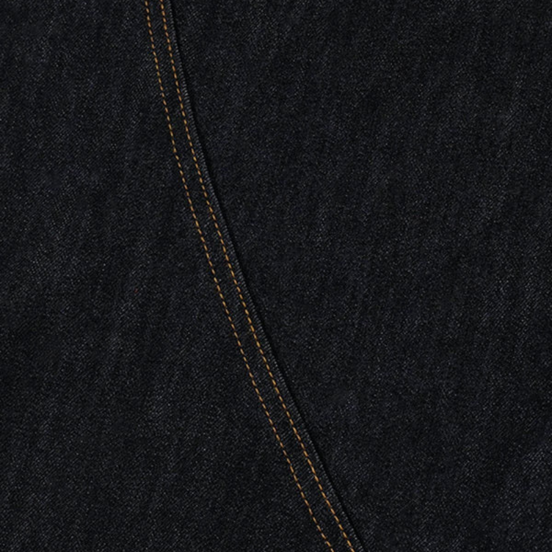 Plaid Pocket Barrel Jeans