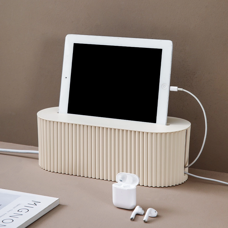 Elegant Lady Minimalist Solid Color PP Wire Storage Artifact