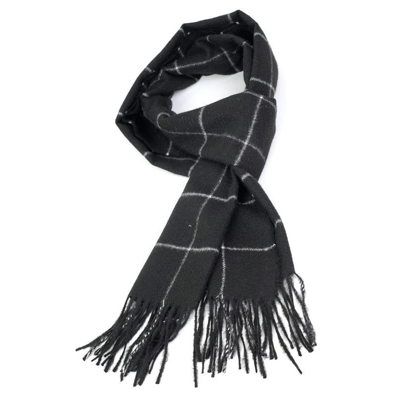 Autumn And Winter New British Style Men's Brushed Scarf Warm Scarf Soft Antistatic Brushed Neck