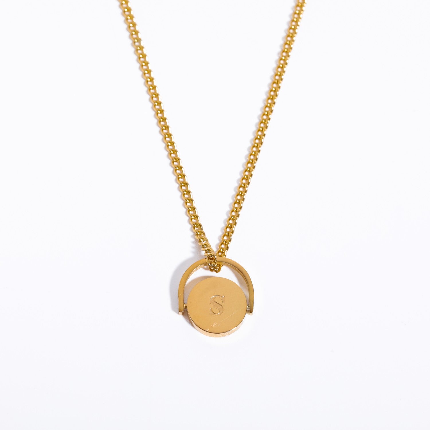 Letter Text Number Titanium Steel Oil Dripping Necklaces
