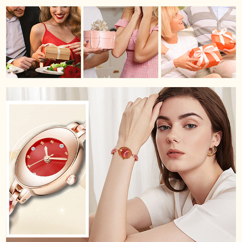 💥Hot Sale✨Womne's Colored Zircon Bracelet Watch