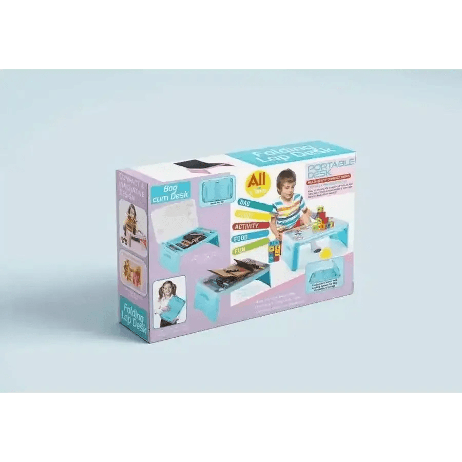 Foldable baby desk table