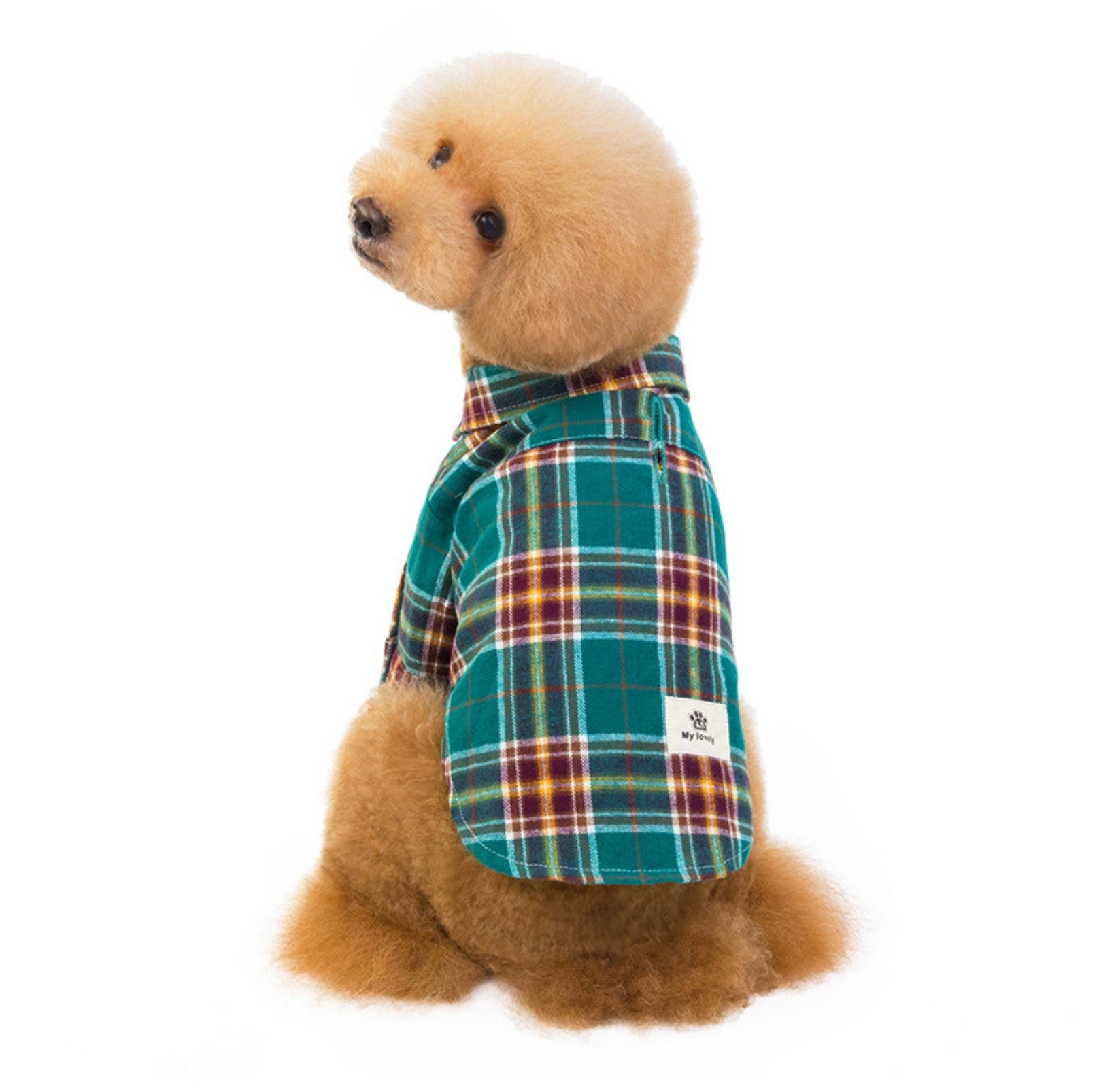 Chic Plaid Dog Shirt