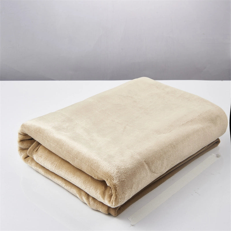 Casual Solid Color Polyester Electric Blanket Bedding