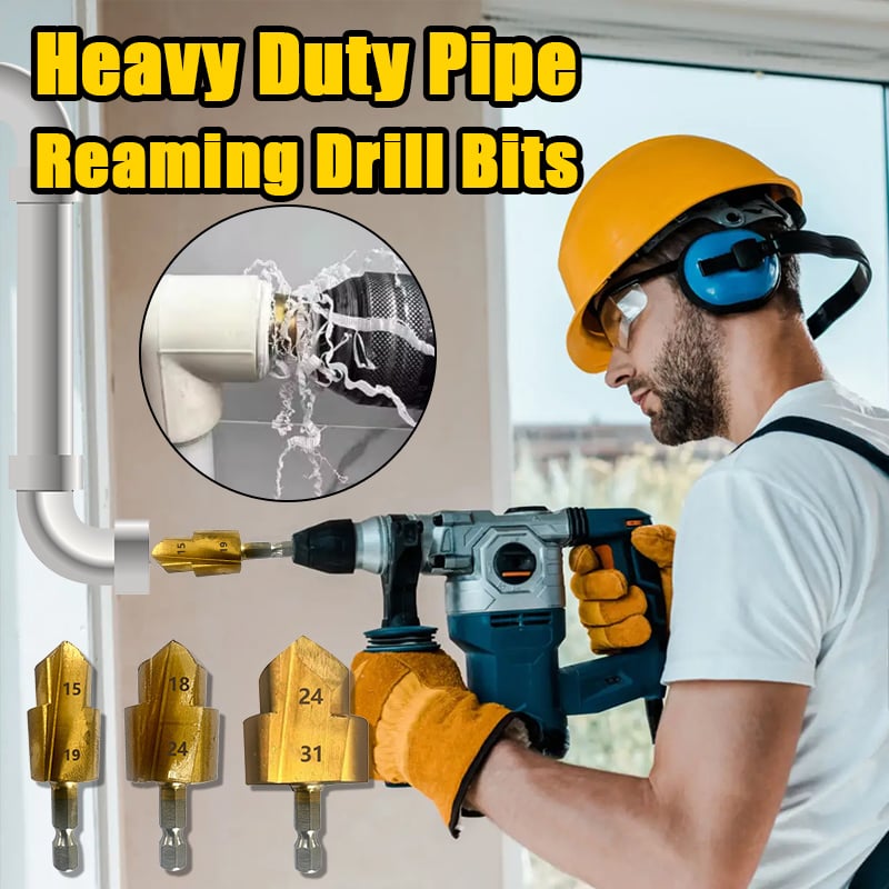 🔥2024 SALE - Heavy Duty Pipe Reaming Drill Bits