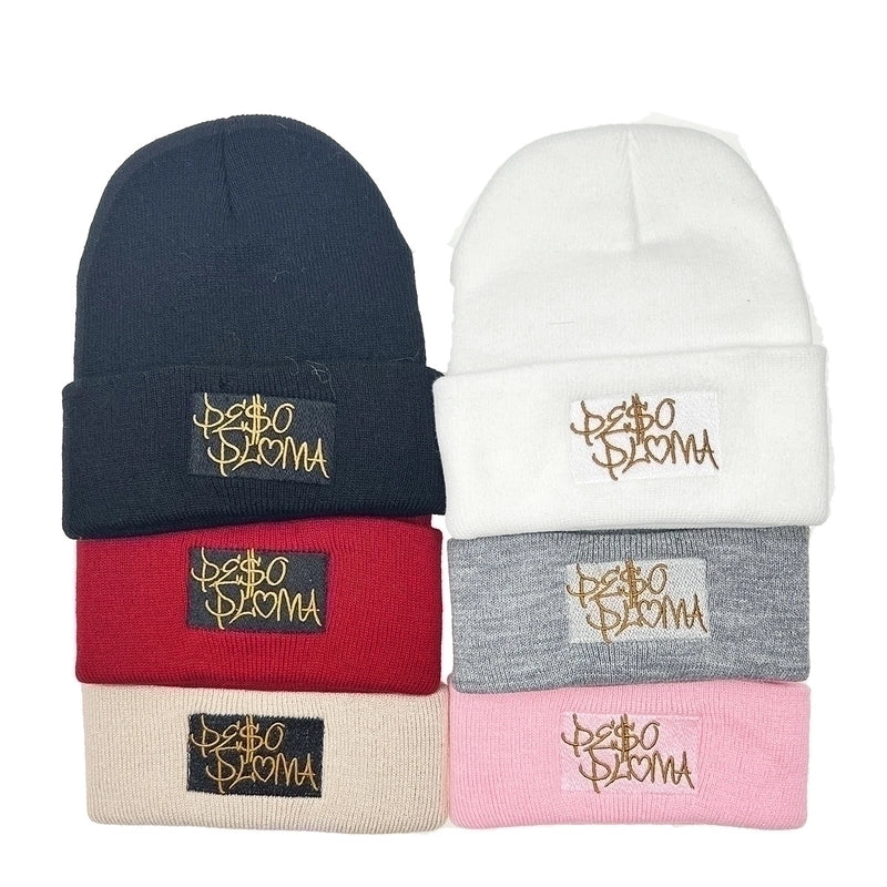 Unisex Minimalist Solid Color Eaveless Wool Cap