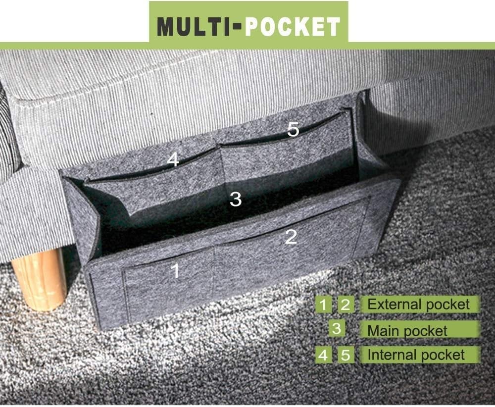 Storage Bag with Pockets Hanging Organizer