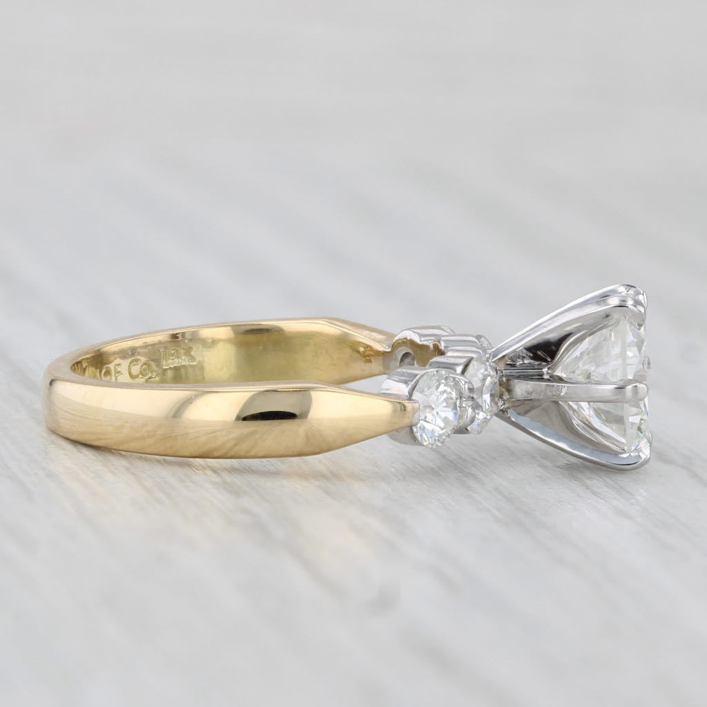 2.15ctw Round Diamond Engagement Ring 18k Gold Size 6.5 Hearts on Fire GIA