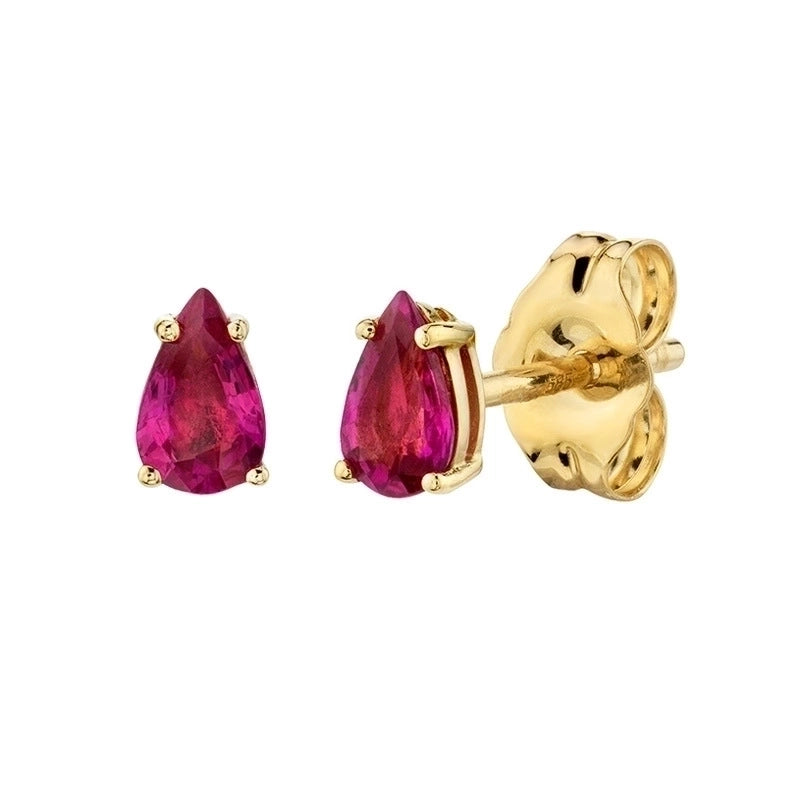 Minimalist Leaf Square Water Droplets Copper Ear Studs Plating Inlay Zircon Copper Earrings