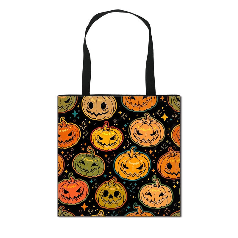 Halloween Canvas Pumpkin Cartoon Bat Cute