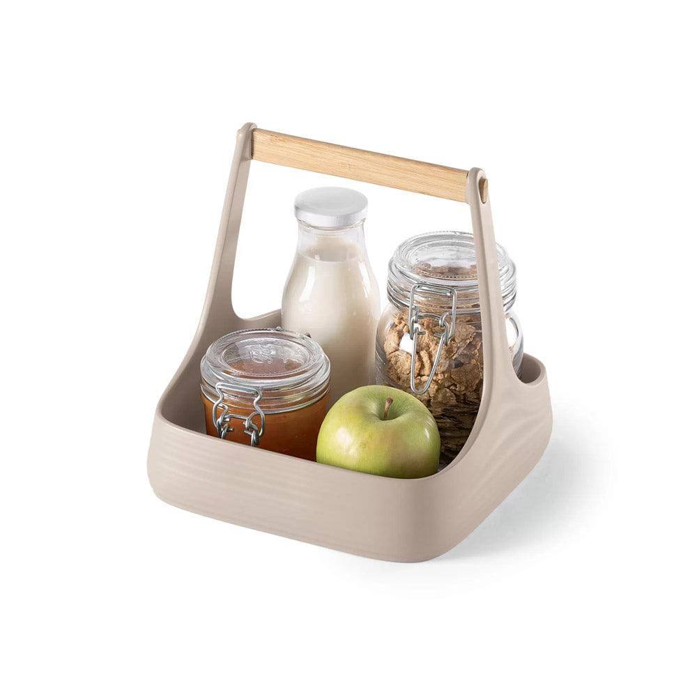 Tierra Table Caddy - Milk White