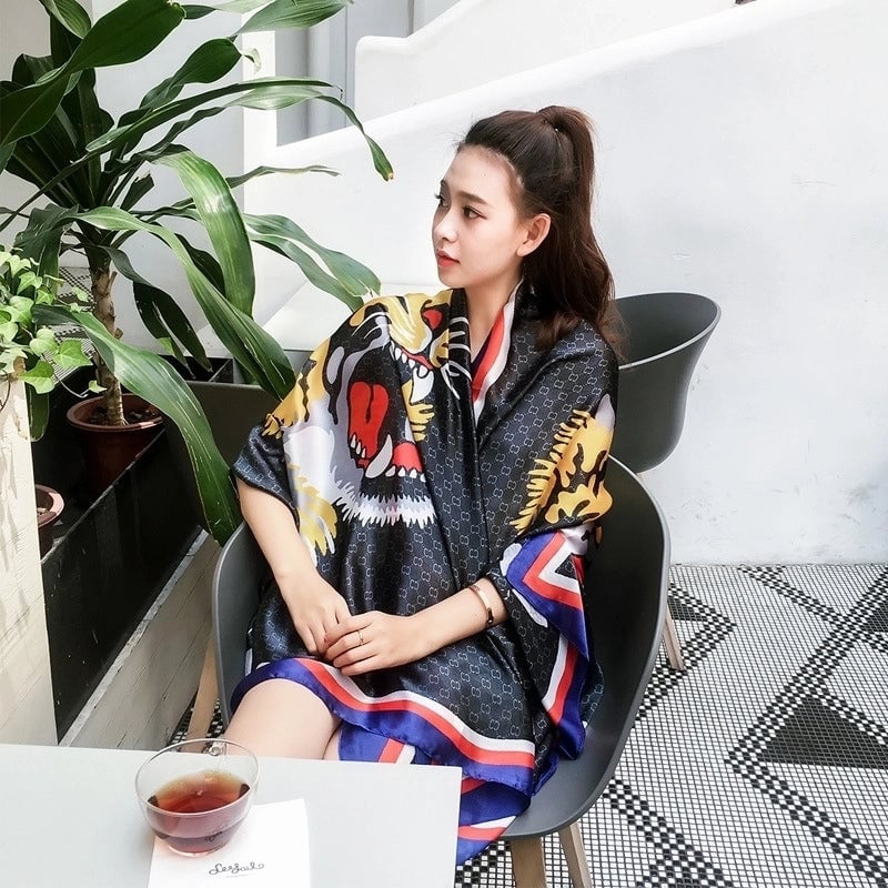 Fashion Silk Scarf (707 Main Color) Nhcj0164-707 Main Color