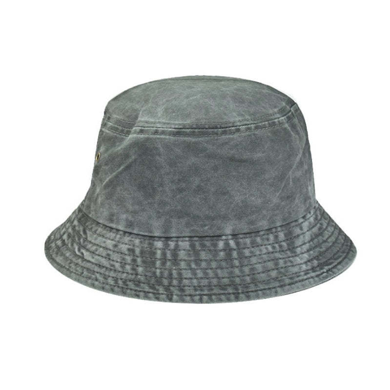 Unisex Minimalist Solid Color Wide Eaves Bucket Hat