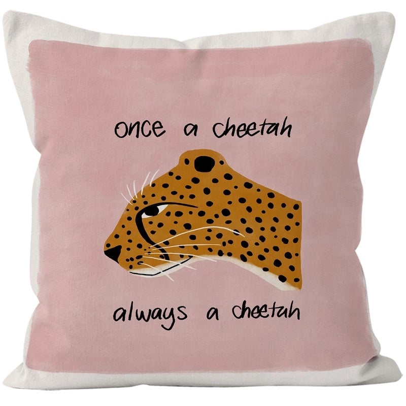 Preppy Style Minimalist Classic Style Color Block Super Short Velvet Pillow Cases