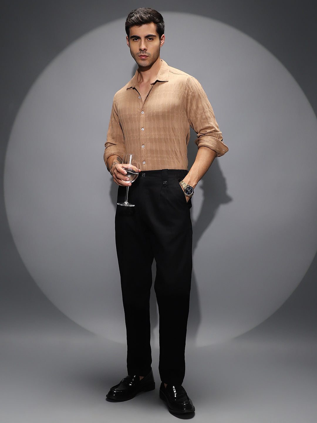 Braided-Knot Tactile Shirt