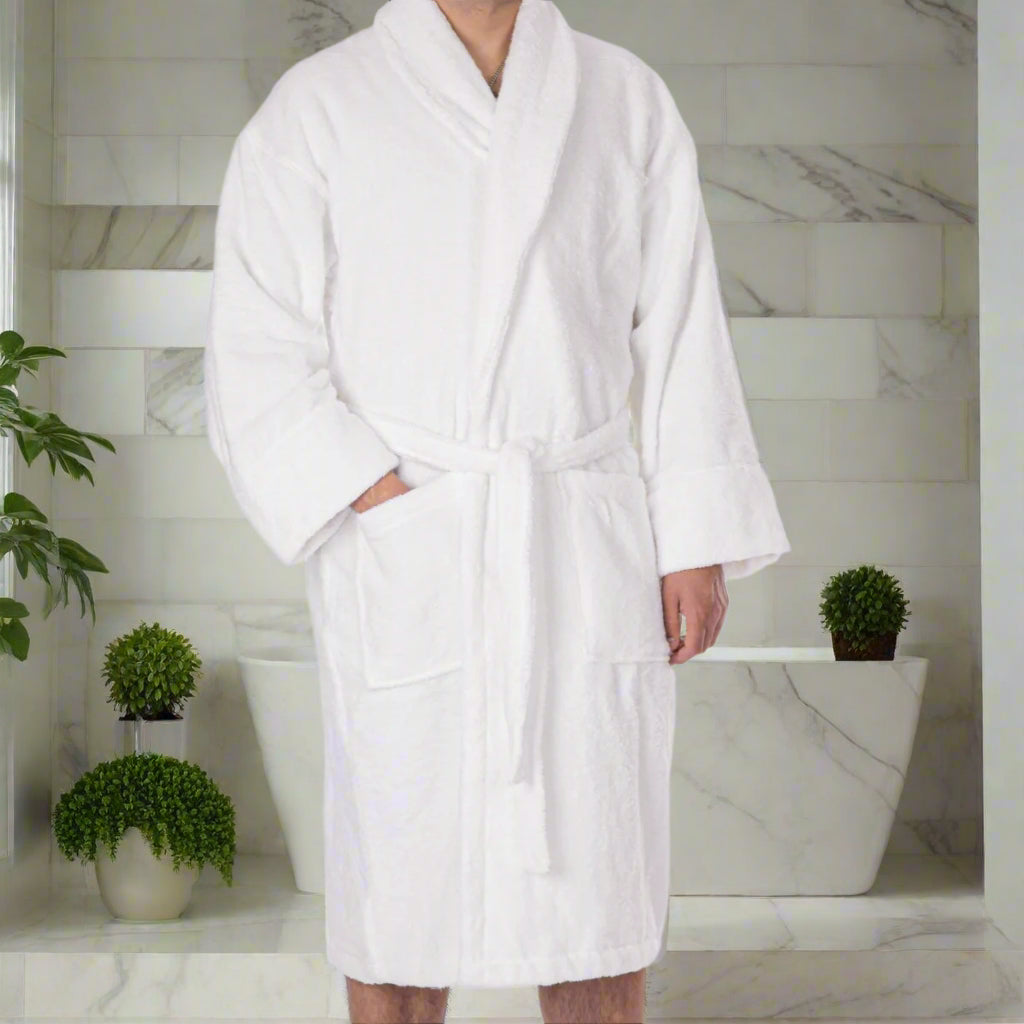 Zero-Twist Cotton Bathrobe