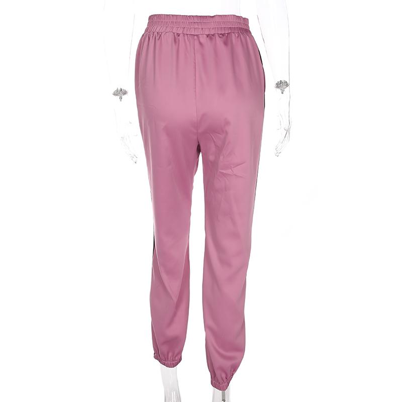Satin Embroidered Tiger Trousers