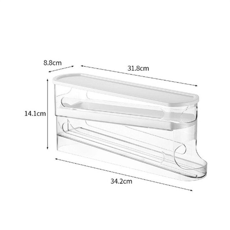 Casual Solid Color Plastic Egg Storage Box