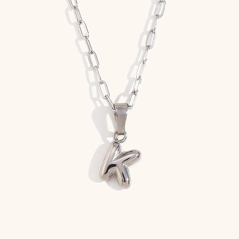 Minimalist Commute Letter Stainless Steel Titanium Steel Plating Gold Plated Pendant Necklace