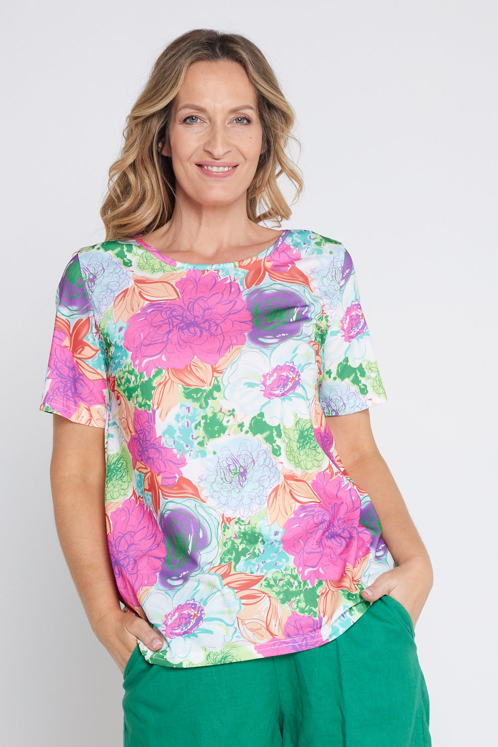 Aubrey Top - Spring Bouquet