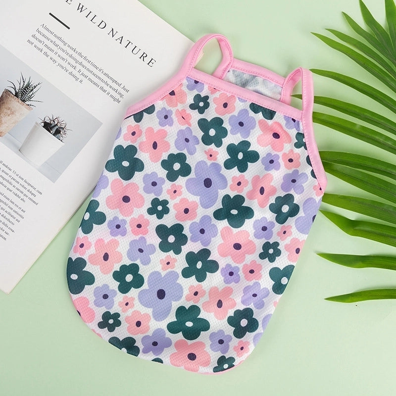 Cute Sweet Polyester Cartoon Fruit Pet Clothing