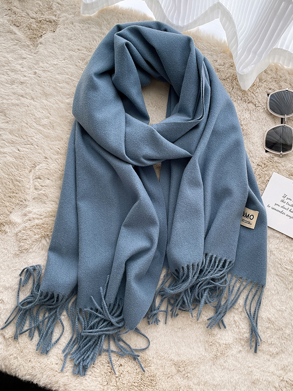Keep Warm Tasseled Shawl&Scarf