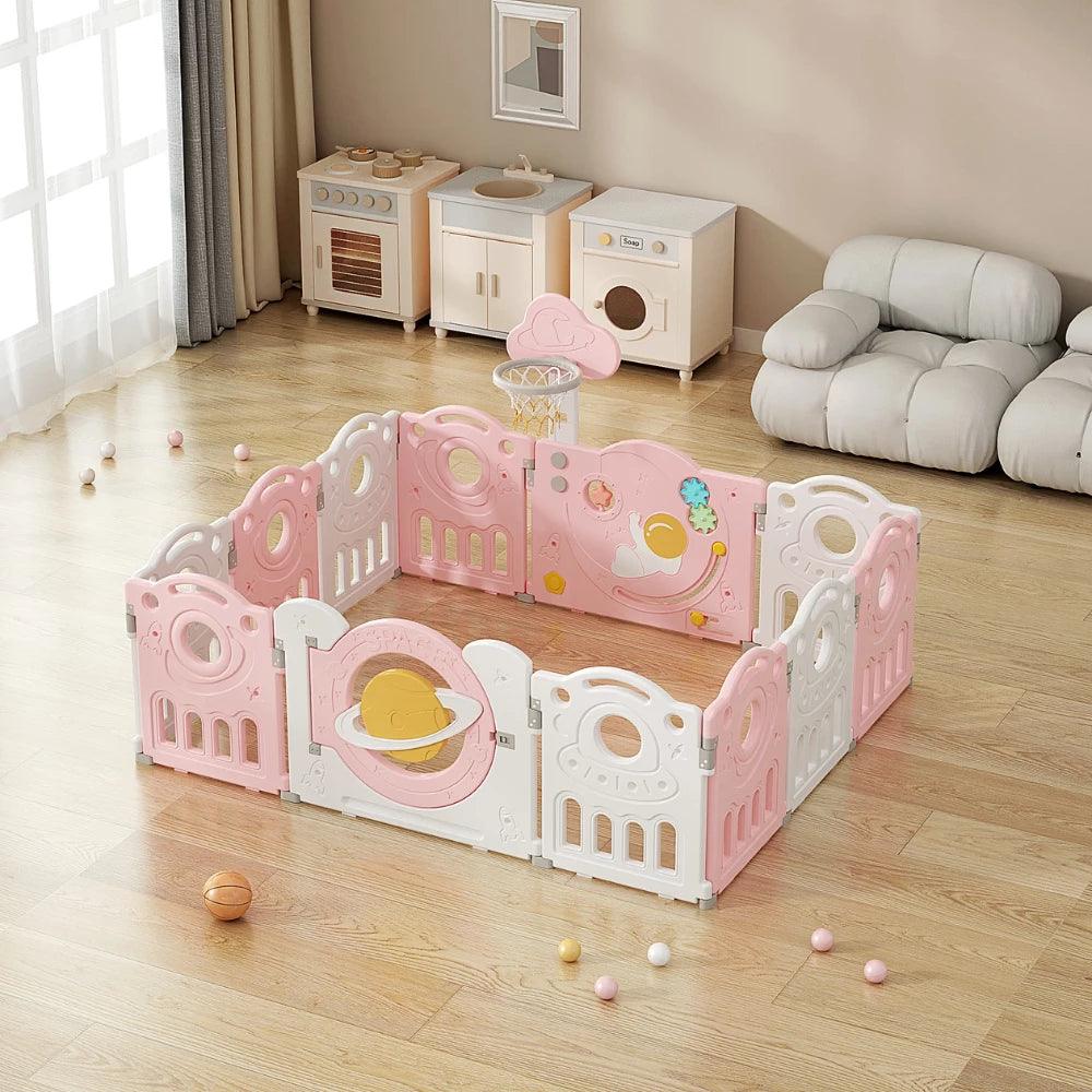 Astronaut Design Baby Playpen 10+2