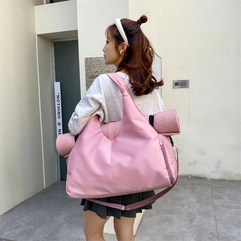 Women'S Basic Sports Solid Color Oxford Cloth Waterproof Travel Bags