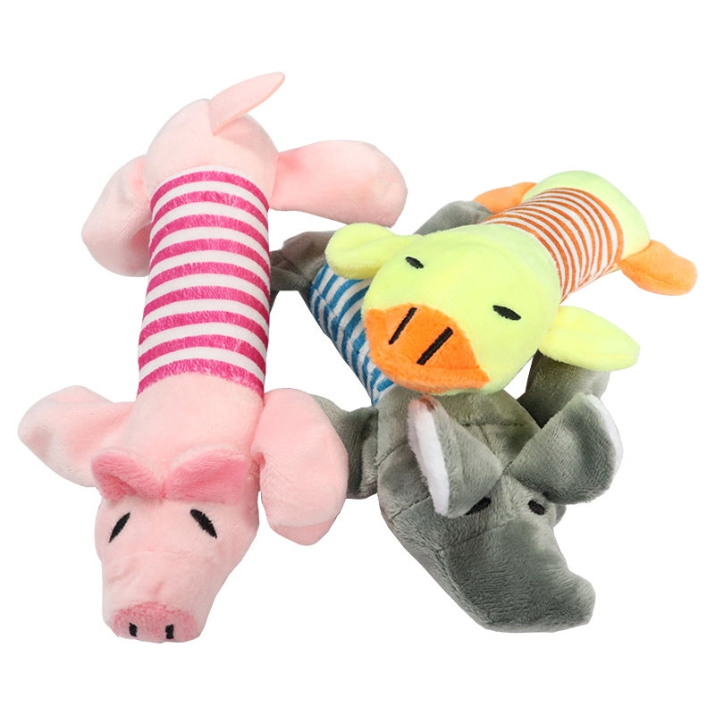 Hot Pet Supplies Dog Bite Toy Dog Sound Toy Pet Toy Plush Dinosaur Dog Toy  Direct Sale