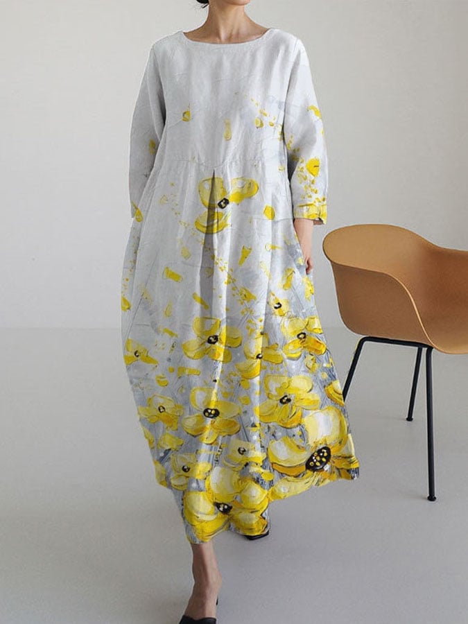 Women's Floral Casual Printed Dress