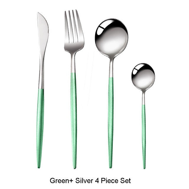 Art Of Food® 4-piece Stainless Steel Cutlery Set. Paris