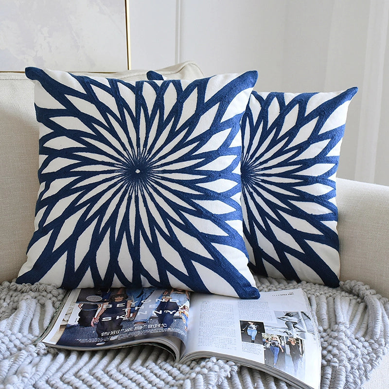 Minimalist Classic Style Geometric Blended Pillow Cases Couch & Sofa Decor
