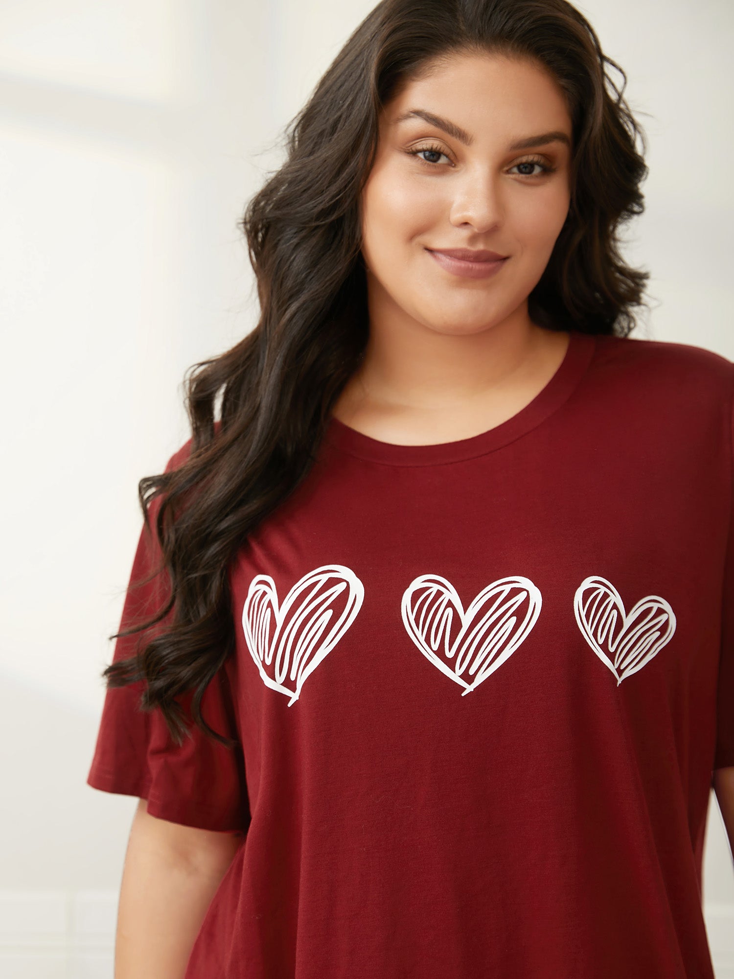 Love In The Air Patchwork Slim-Fit Tee