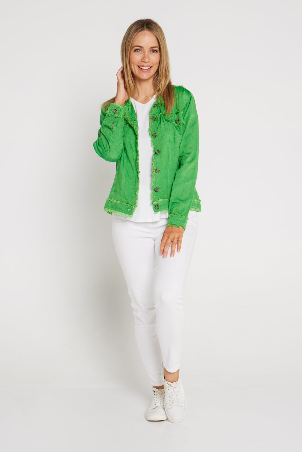 Orientique Essentials Summer Jacket - Parrot