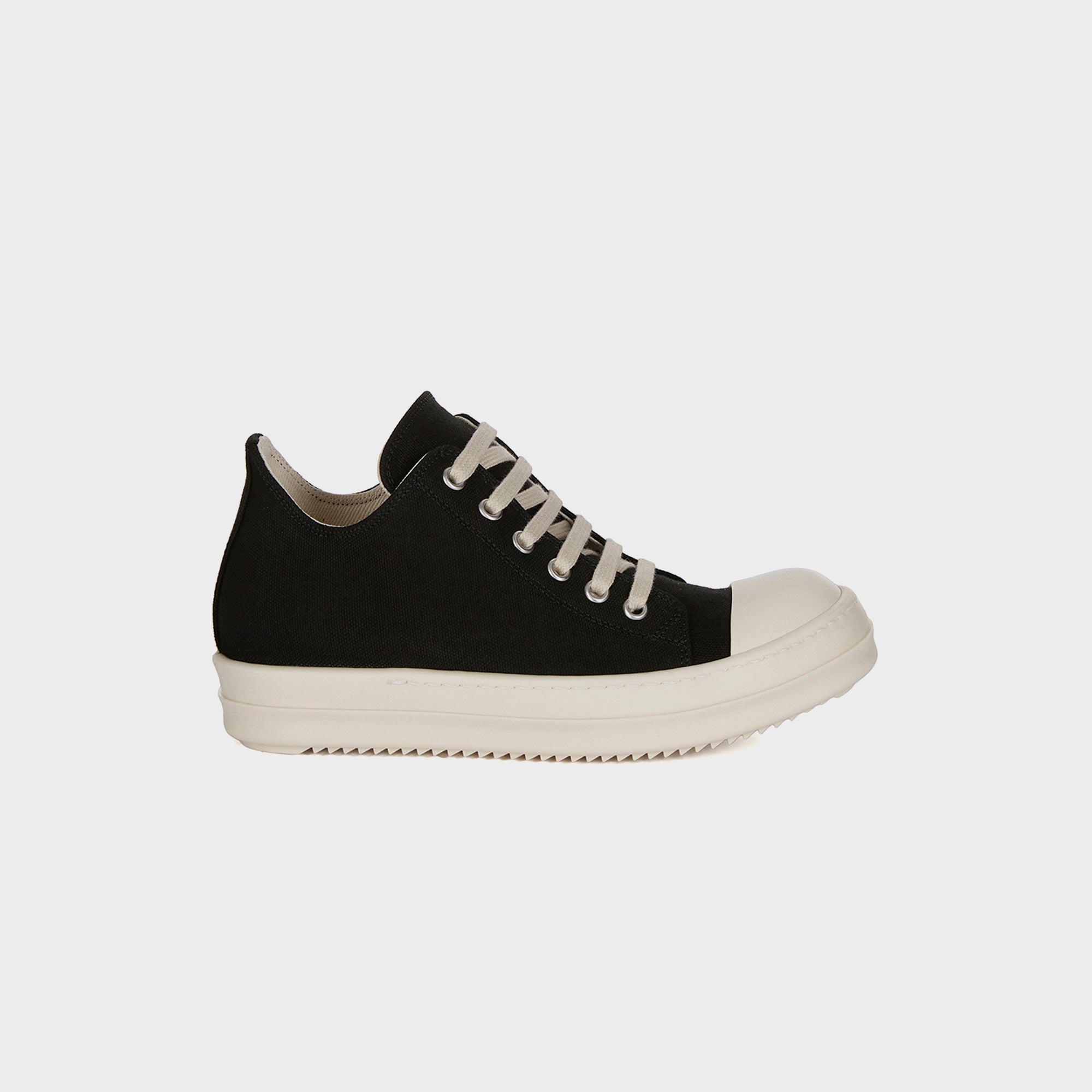 Rick Owens WMNS Low Sneaks Scarpe - Black / Milk
