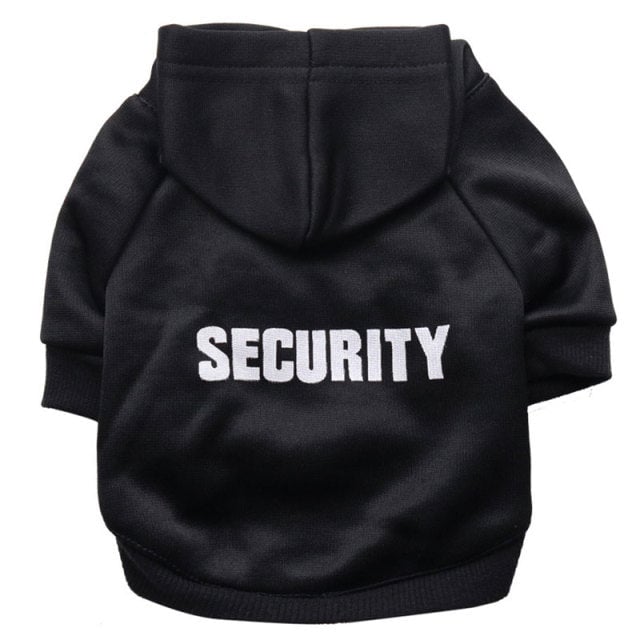 Security Printed Dog Cat Hoodies