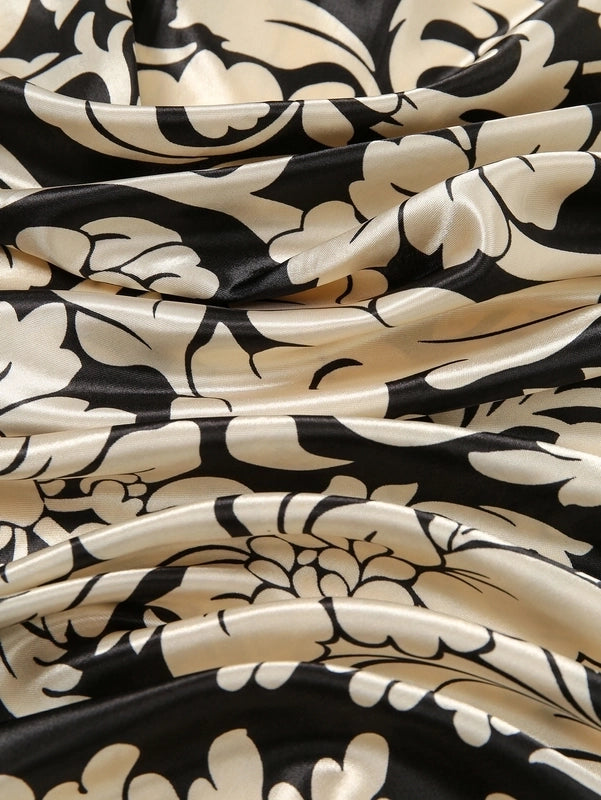 Women's Fashion Snakeskin Leopard Satin Silk Scarves