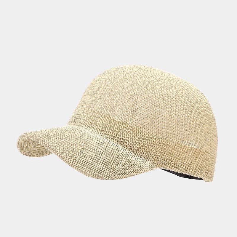 Women's Vacation Minimalist Solid Color Curved Eaves Baseball Cap