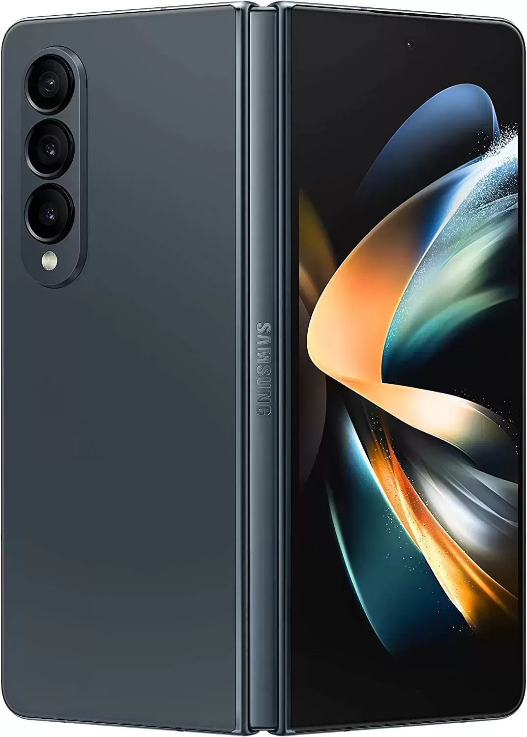 Galaxy Z Fold 4 Cell Phone, Factory Unlocked Android Smartphone, 256GB, Flex Mode, Hands Free Video, Multi Window View, Foldable Display, S Pen Compatible, US Version, 2022, Beige