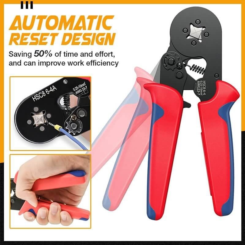 Ratchet Tubular Terminal Wire Crimpers Set