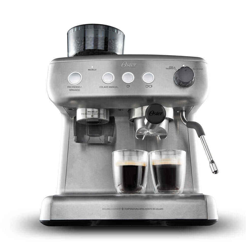 CAFETERA ESPRESSO OSTER® PERFECT BREW 15 BAR MOLINILLO INCORPORADO BVSTEM7300  -WXL