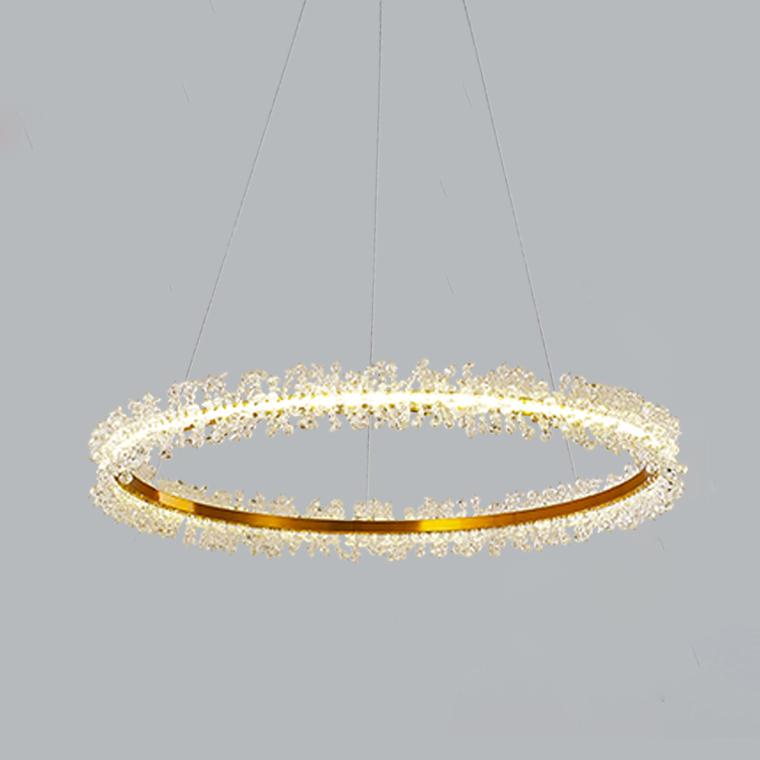 Andrine | Modern Chandelier with Crystal Beads
