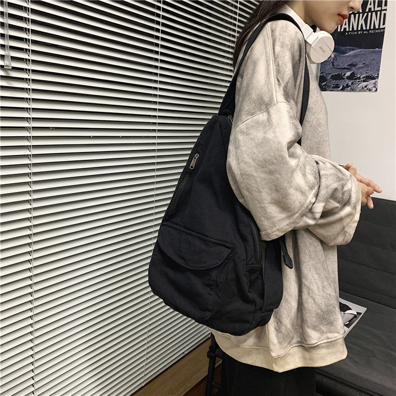 Urban Harmony Canvas Shoulder Bag