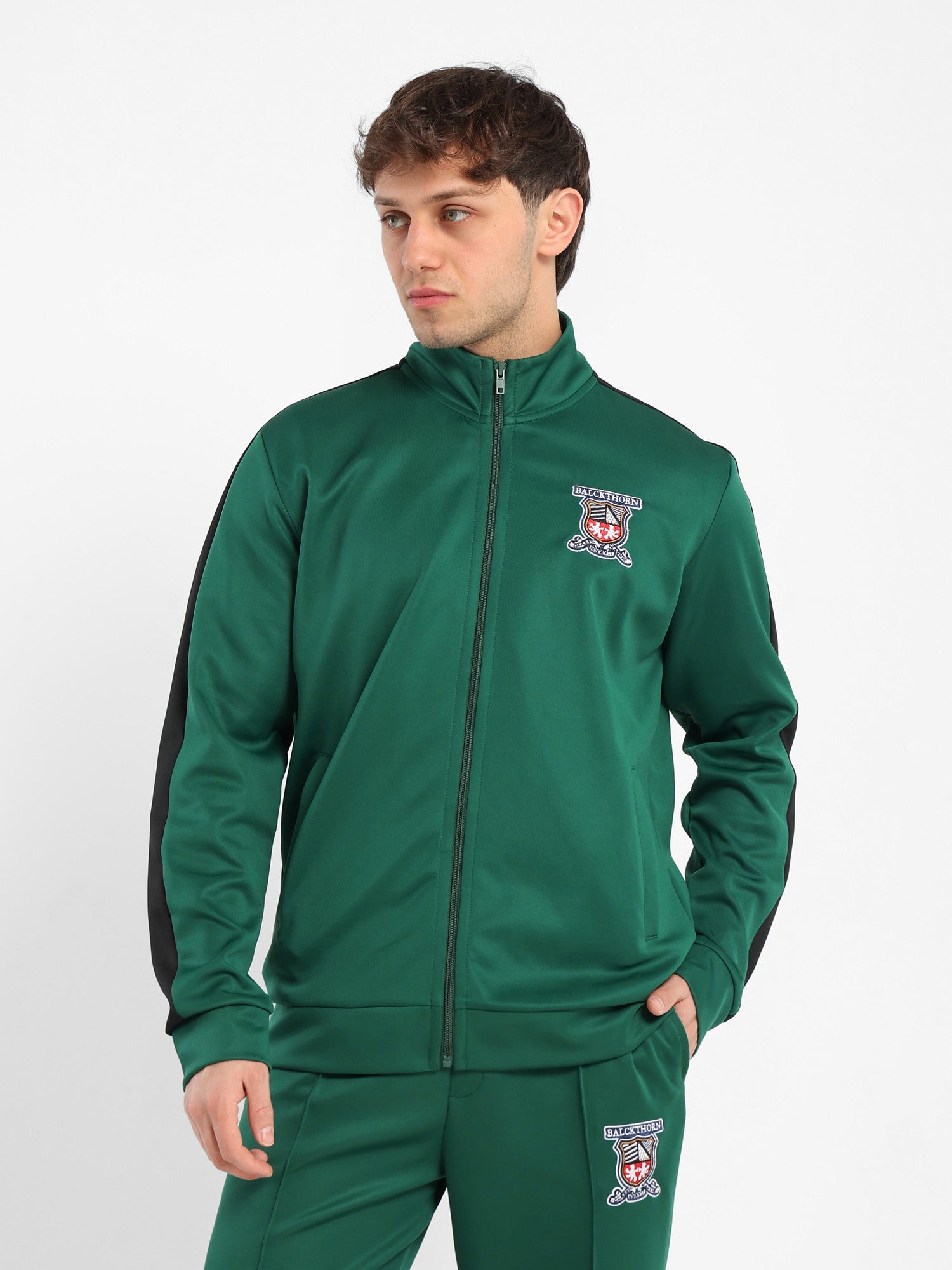 Zip-Up Mock Neck Top